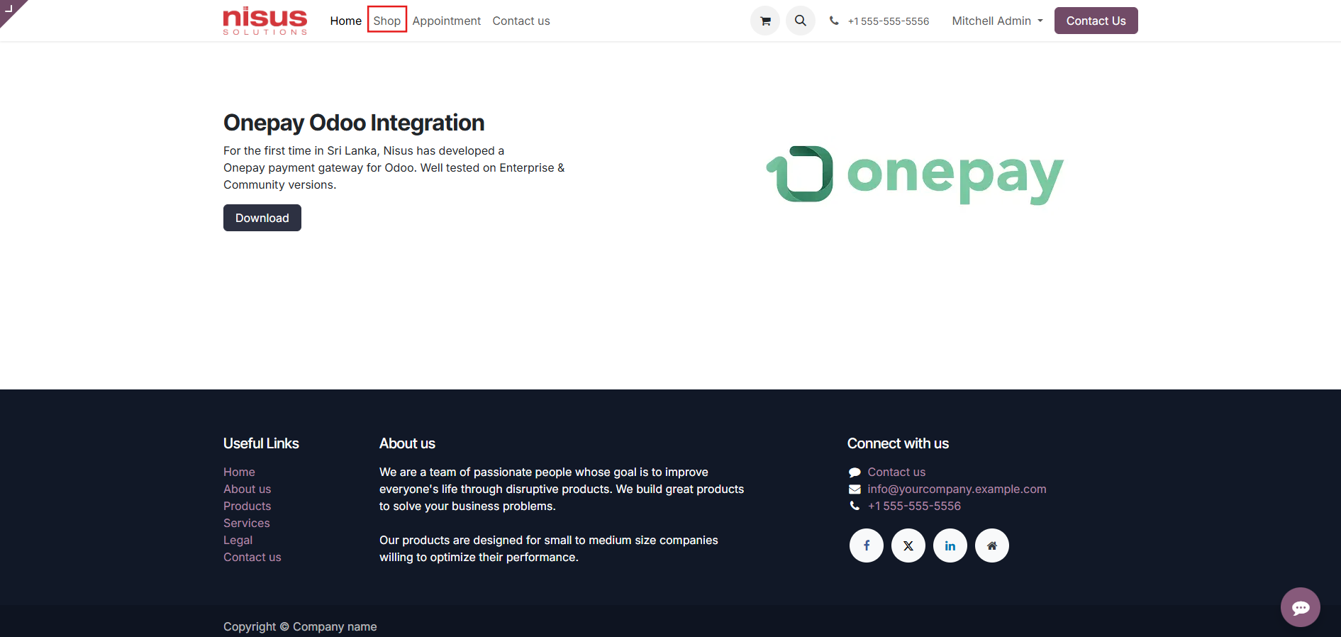 OnePay Payment Gateway Integration for Odoo | Secure Online Payments