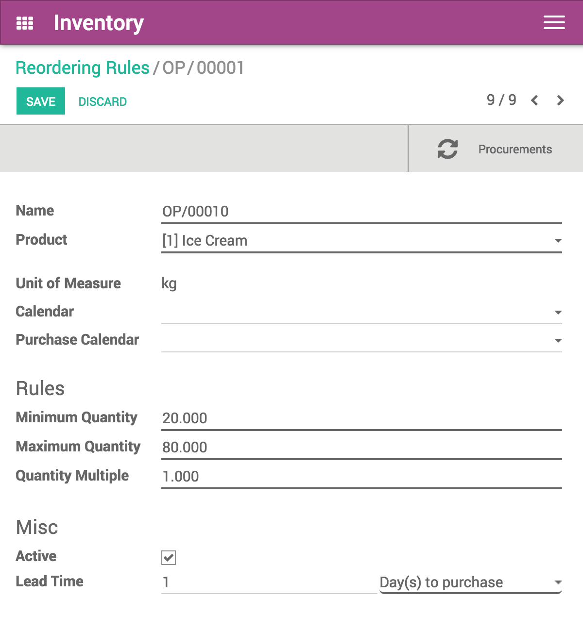 Odoo text and image block