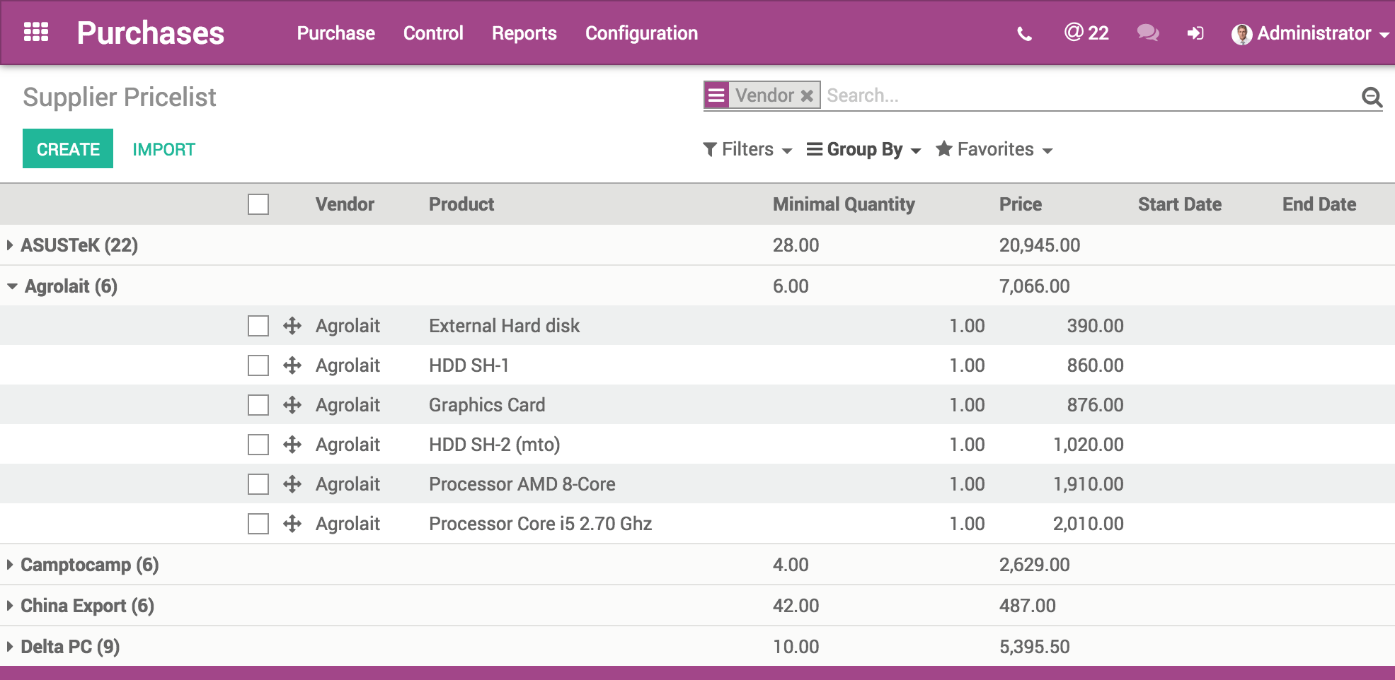 Odoo image and text block